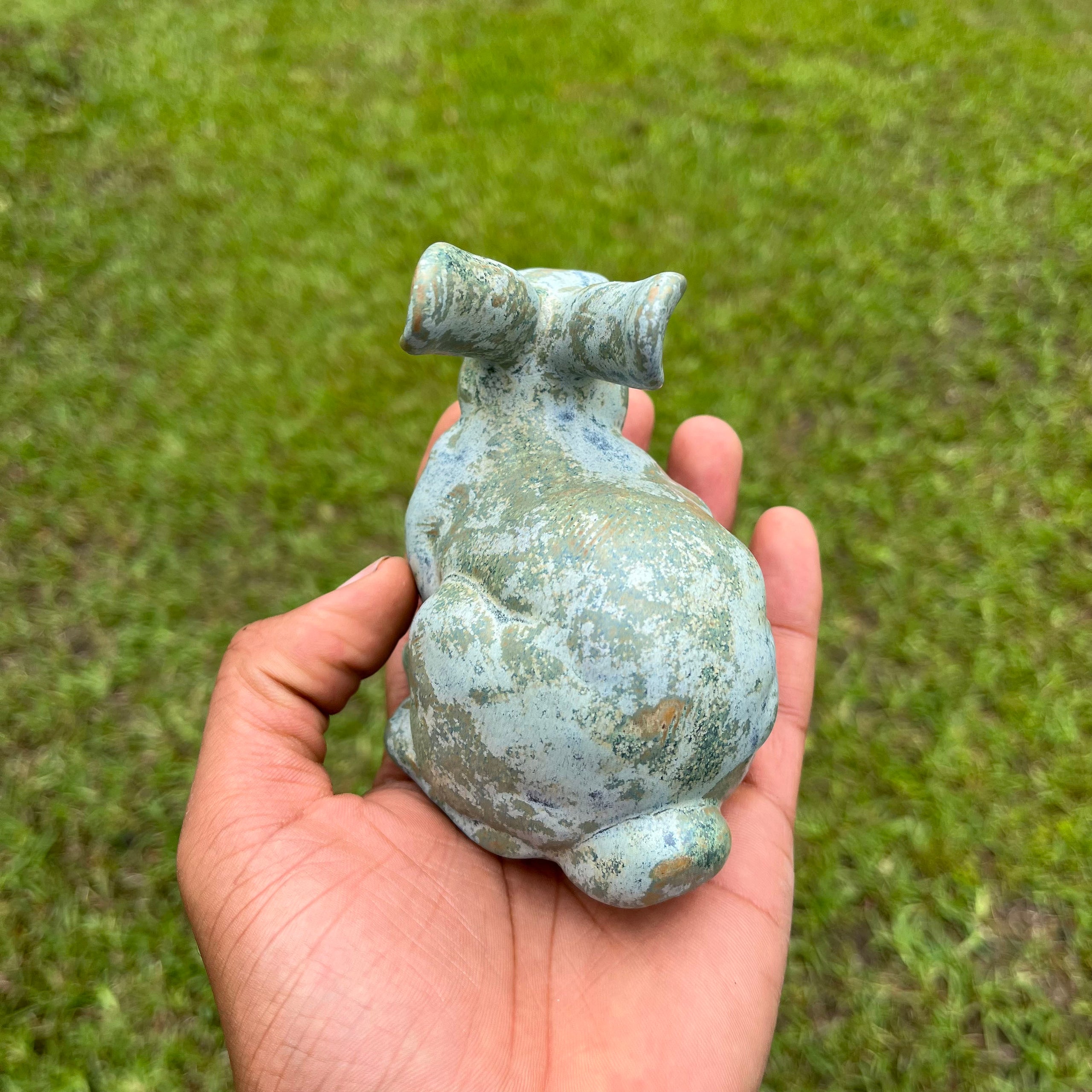 Ceramic Bunny Sculpture by Vixon Sullivan Vixon's Pottery